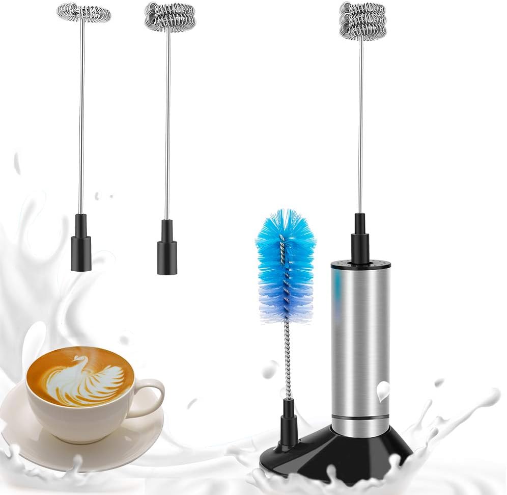 Milk Frother Coffee Frother Electric Whisk Handheld Foam Maker Powerful