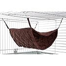 Niteangel Luxury Double Bunkbed Hammock, Fit 2 Adult Ferrets or 5 More Adult Rats, Chocolate Color