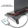 ENHANCE-Gaming-Laptop-Cooling-Pad-Stand-with-LED-Cooler-Fans-Adjustable-Height-and-Dual-USB-Port-for-17-Inch-Laptops-5-Ultra-Quiet-High-Performance-Fans-2630-RPM-and-Built-In-Bumpers-Red ENHANCE Gaming Laptop Cooling Pad Stand with LED Cooler Fans, Adjustable Height, and Dual USB Port for 17 Inch Laptops…