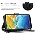 LG Stylo 5 Case,LG Stylo 5 Wallet Case,LG Stylo 5+/Plus Case w/Screen Protector[2 Packs],PU Leather Magnetic Folio Flip Card Slots Holster for Men Women w/Strap/Kickstand Protective Phone Case-Black
