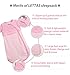 LETTAS Baby Girls 100% Cotton Stripe Removable Sleeve Sleeping Bag 0.5 Tog - Soft Wearable Blanket Pink (12-24 Months)