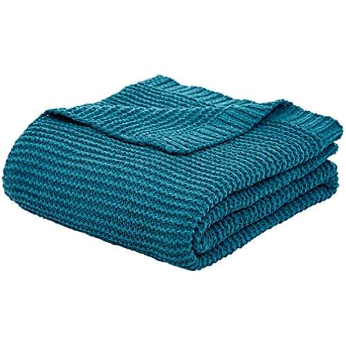 dark teal throw blanket