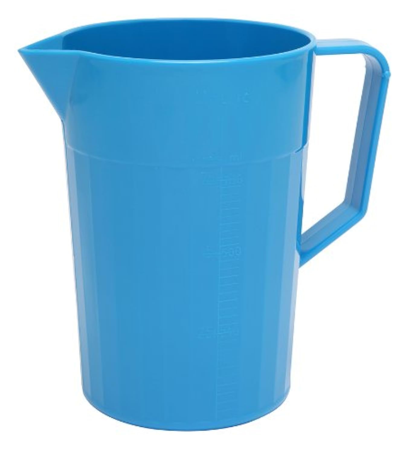 Harfield 750ml Blue Graduated Jug Virtually Unbreakable Polycarbonate Plastic Drink Pitcher