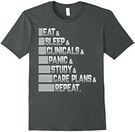 Mens Funny nursing student nurse gift idea T-shirt Medium Dark Heather