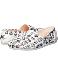 Skechers Bobs al 100% con tela de algodón de pato de mujer Bobs plush-oh So Pitty Ballet Flat