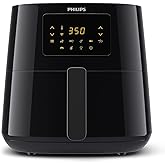 Philips Essential Connected XL 2.65lb/6.2L Capacity Digital Airfryer with Rapid Air Technology, Wi-Fi Connected (HomeID App),