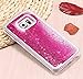 Galaxy S7 Edge Case, Pansonite 3D Creative Design Flowing Liquid Shiny Bling Sparkle Stars Glitter Star Transparent Quicksand Hard Case for Samsung Galaxy S7 Edge (Rose)