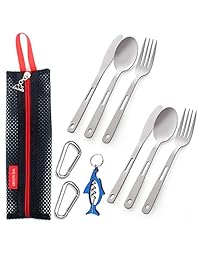 Juego de utensilios de viaje para acampada, 10 pie