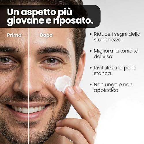 Men's Master Moisturising Cream Regenerating Face for Men | Anti-Wrinkle | Enriched with Collagen, Minerals and Hyaluronic Acid, 75 ml