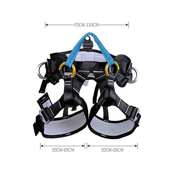 Half Body Harness Absturzsicherung Absturzsicherung Ausrüstung Taille Hüftschutzgürtel Für Baumklettern Bergsteigen – Bild 6