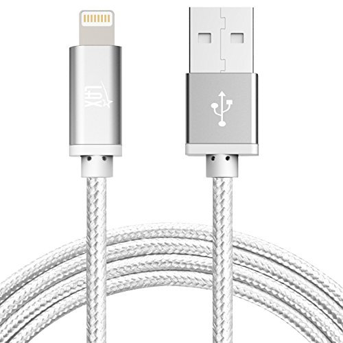 iPhone Charger Lightning Cable - [MFi Certified] Durable Braided Apple Lightning USB Cord for latest iOS including iPhone X/8/8Plus/ 7/7Plus/IPad Pro - Thumbnail 7