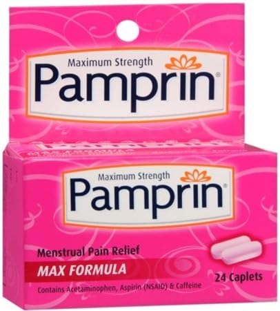 Pamprin Max Formula Caplets 24 Caplets (Pack of 2)