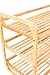 BirdRock Home 3-Tier Bamboo Shoe Rack | Environmentally Friendly | Fits 9-12 Shoes