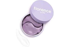 florence by mills Swimming Under the Eyes Gel Pads| Hydrating + Visibly Brighten| Revitalize Skin| Vegan & Cruelty-Free - 60 Count/ 30 Pairs