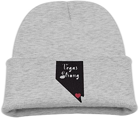 Children Fashion Cuff Pray For Vegas Vegas Stron 2017 Retro Warm Winter Skull Hat Unisex