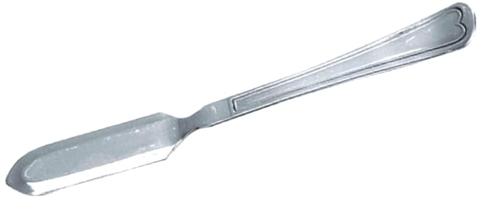 Crystal - CC962A Stainless Steel Butter Knife, Silver
