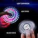 RushPanda LED Fidget Spinner Toy, High Speed Light Glow Hand Spinner for Anxiety Relief ADHD Focus (LED Spinner)