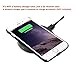 Antye Wireless Charger Charging Receiver Case for iPhone 6 Plus/6S Plus, Ultra Slim Qi-Compatible Phone Back Cover, Matte Coated Finish, with Flexible Connector