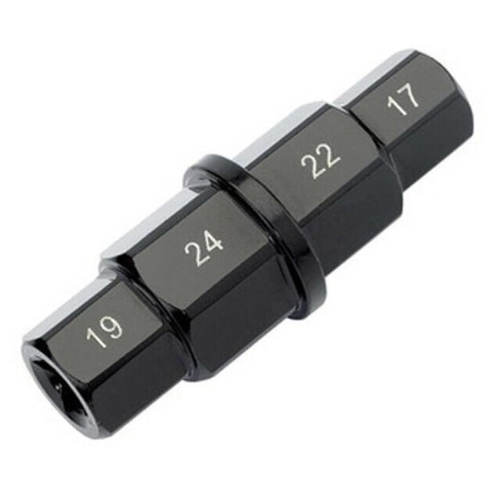 Akozon Motorcycles Spindle Tool Hex Axle Tool Allen Key Socket Spindle Driver Socket Adapter for 17mm 19mm 22mm 24mm Front Axle, Front Rear Wheel Removal Tool