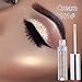 Glitter Eyeshadow Liquid Eyeshadow Shimmer Liquid Eye Shadow Long Lasting Waterproof Metallic Glitter Eyeshadow 12 Colors (A)