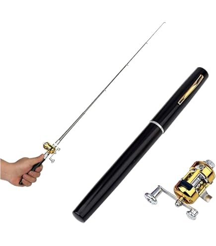 Amazon.com : Folding Fishing Pole & Reel Combos Collapsible Telescopic Mini Fishing Rod, Ultra-Compact Foldable Gear for Travel, Hiking & Backpacking Enthusiasts : Sports & Outdoors Amazon.com : Folding Fishing Pole & Reel Combos Collapsible Telescopic Mini Fishing Rod, Ultra-Compact Foldable Gear for Travel, Hiking & Backpacking Enthusiasts : Sports & Outdoors