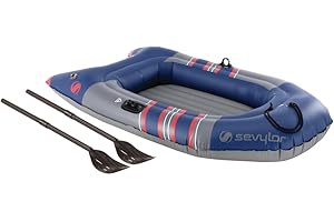 SEVYLOR Coleman Colossus 2-Person Inflatable Boat (Oars Included), Inflatable Raft for Adults & Kids with Double Lock Valves for Fast Inflation/Deflation
