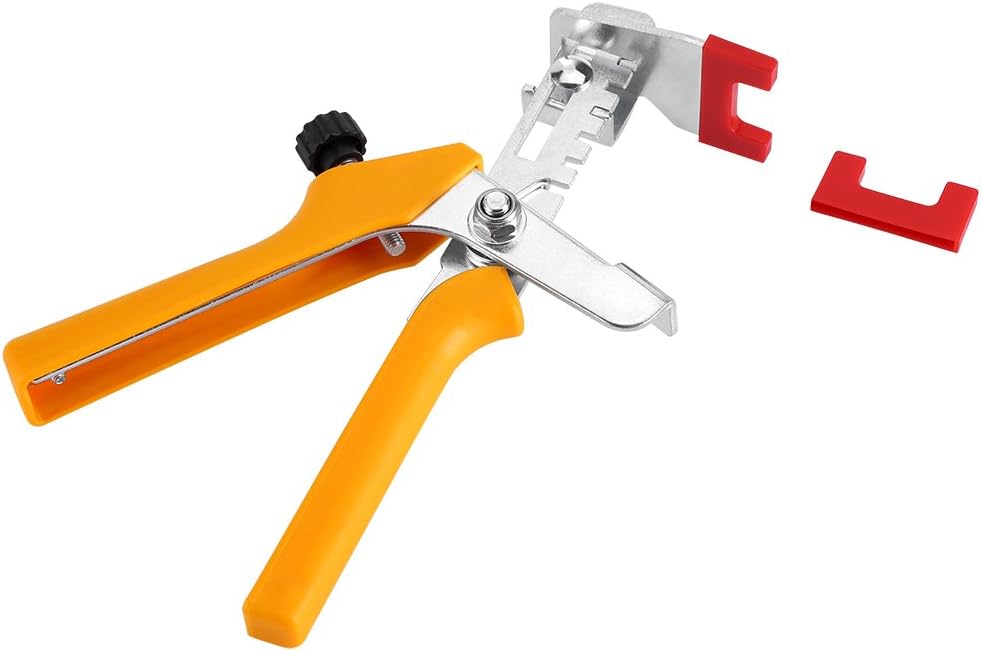 Tiling Locator Leveling System Floor Pliers Ceramic Tile Installation Tools(Yellow)