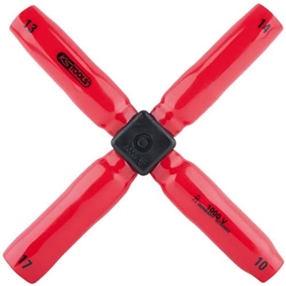 KS TOOLS 117.1720 VDE four way spanner, 10x13x14x17mm