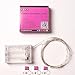 RTGS 20 Pink Color Micro LED String Lights Battery Operated on 7 Feet Silver Color Wire, 3 Sets
