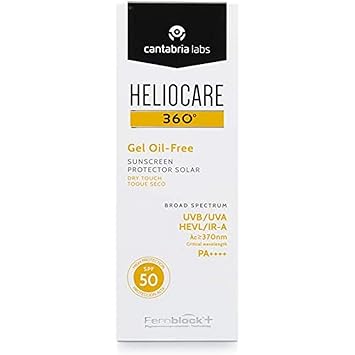 helio oil free sunscreen