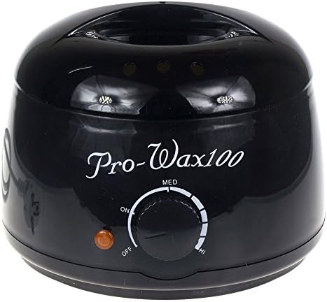 Wax Warmer - RUNYIDE Waxing Hair Removal Kit Electric Wax Heater & 5 Scents Hard Wax Bean (400g) (black)
