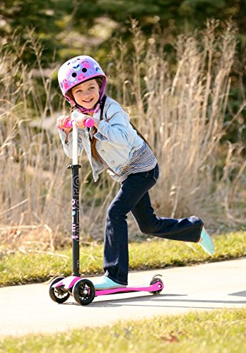 Micro Kickboard - Maxi Original 3-Wheeled, Lean-to-Steer, Swiss-Designed Micro Scooter for Kids, Ages 5-12, Pink - Thumbnail 2