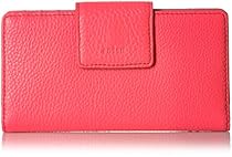 Fossil Emma Tab Wallet Rfid,Neon Coral,One Size