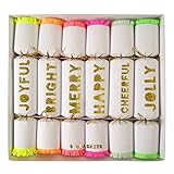 Meri Meri Fringe Christmas Crackers -- Set of 6 Crackers