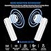 Wireless Earbuds, AMASKY Bluetooth Headphones True wireless Earphones Stereo Sports Headsets with Charging Case Noise Cancelling Sweatproof Earpiece for iPhone Samsung Smartphone (white)