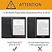 OMOTON Kindle Paperwhite Case Cover - The Thinnest Lightest PU Leather Smart Cover Kindle Paperwhite fits All Paperwhite Generations Prior to 2018 (Will not fit All New Paperwhite 10th Gen),Navy Blue