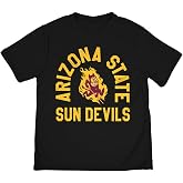 Official NCAA Youth Kids for Boys &amp; Girls Sport Active T-Shirt Arched Name Collegiate Collection