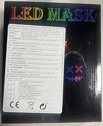 MOYACA Led Mask with Gesture Sensing, Light up mask