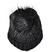 Womens Pom Pom Beanie Winter Hat Stretch Soft Knit Skull Ski Cap, Best Gifts for Birthday, Holiday Black