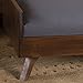 Darren Mid-Century Acacia Wood Dog Bed with Water Resistant Cushionthumb 3