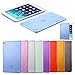 iPad Air Case, iCoverCase Ultra-thin Silicone Back Cover Clear Plain Soft TPU Gel Rubber Colorful Skin Case Protector Shell for Apple iPad Air/iPad 5 9.7