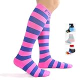 Compression Socks Women Sport Socks 20-30 mmHg SOX For Men, Golf, Running, Athletic Sports, Flight Travel Padding Socks