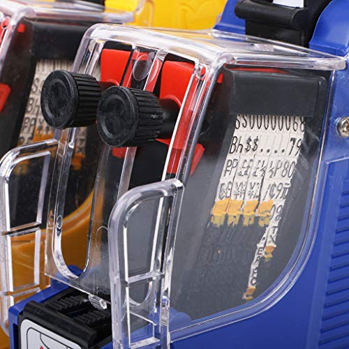Junlinto,MX-6600 10 Digits Two-line Labeller Price Tag Gun Label 2 Lines for Retail Store Pricing Tag Display Tool + Ink Roller - Thumbnail 4
