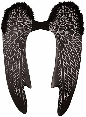 Rubieswomens Party SuppliesWomen's Deluxe Angel Wings, Large, Black
