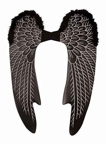 Rubieswomens Party SuppliesWomen's Deluxe Angel Wings, Large, Black