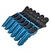 6pcs Salon Croc Hair Styling Clips-Sectioning Plastic Alligator Hair Clip For Thick Hair-Non-Slip DIY Accessories Hairgrip for Women and Girls (Blue)