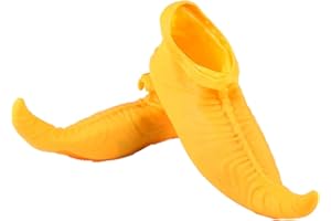 MizHome Women Teens Christmas Costume PVC Elf Shoes