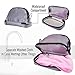 SIXTEEN18 Travel Toiletry Case Kit | Includes Makeup Remover Cloth, Face Wash Headband, Dual-Sided Facial Cleansing Brush, Leakproof Travel Bottles, w/Packing Cubes Bag