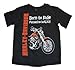 Harley-Davidson Little Boys' Born to Ride, Forced to Walk Tee Black 0174132