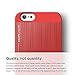 iPhone 6S Case, elago® [Outift Matrix][Extreme Red] - [Premium Hybrid Construction][Brushed Aluminum][Spark Design Award] - for iPhone 6/6S